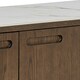 image 9 of Southampton Sideboard With 2 Doors 2 Drawers and 2 Shelves in Cream Ceramic Cream