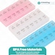 image 6 of 2 Times A Day Weekly Pill Organiser, 14-Compartment Pill Case - 3pcs
