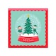 image 2 of Snow Globe Elves Christmas Square Gift Box 16cm