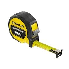 Stanley Hand Tools Control-lock Pocket Tape - Multi Colour - 10m (Metric only)