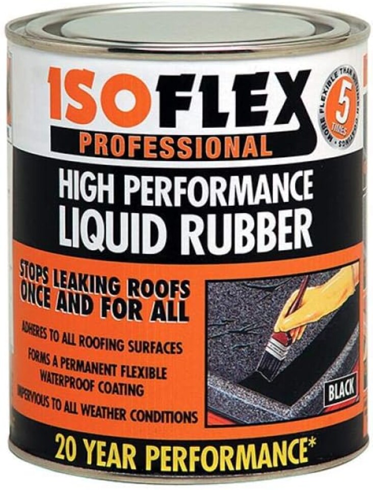 image 1 of Ronseal Isoflex Lqd Rubber Black 4.25L