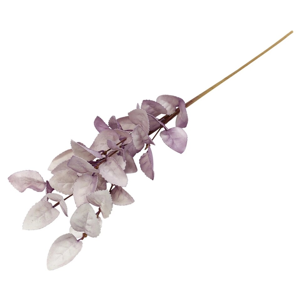 image 1 of Pack of 4 x 80cm Artificial Faux Realistic Persimmon Leaf Leaves Foliage Decor