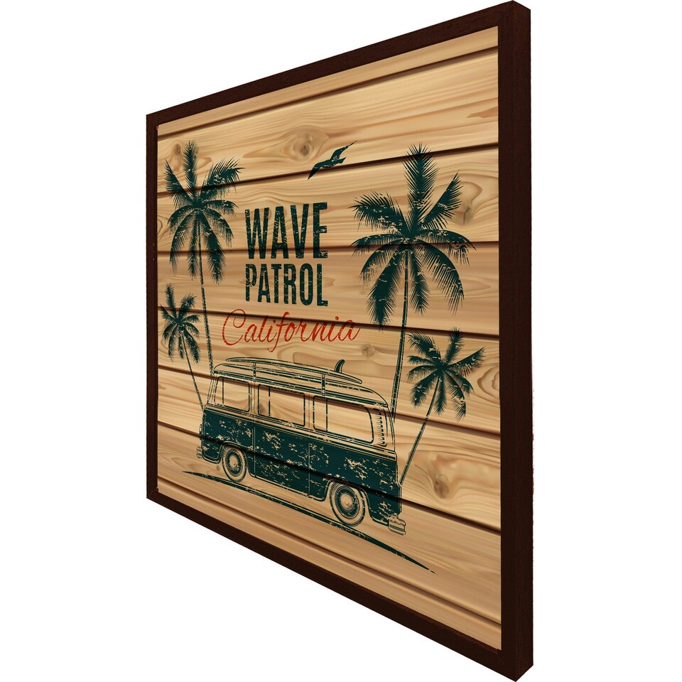 image 1 of California wave patrol (Picutre Frame) Brown | M