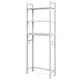 image 6 of COSTWAY 3-Tier Over-The-Toilet Storage Shelf Organizer White
