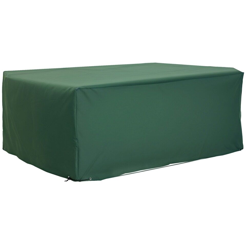 image 1 of Outsunny 205x145x70cm UV Rain Protective Cover For Garden Patio Rattan Furniture Grey | 210 x140 x80 cm
