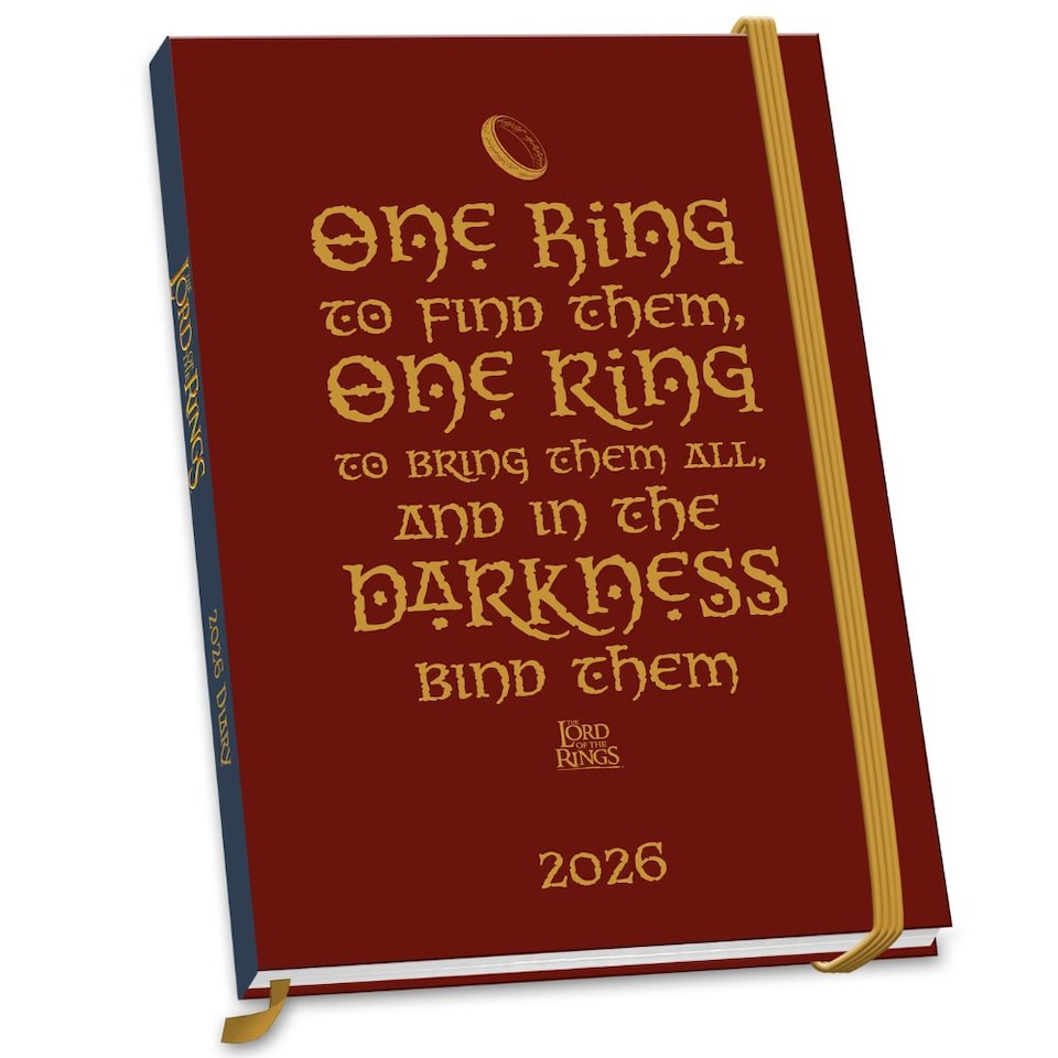 THE LORD OF THE RINGS 2026 A5 DIARY