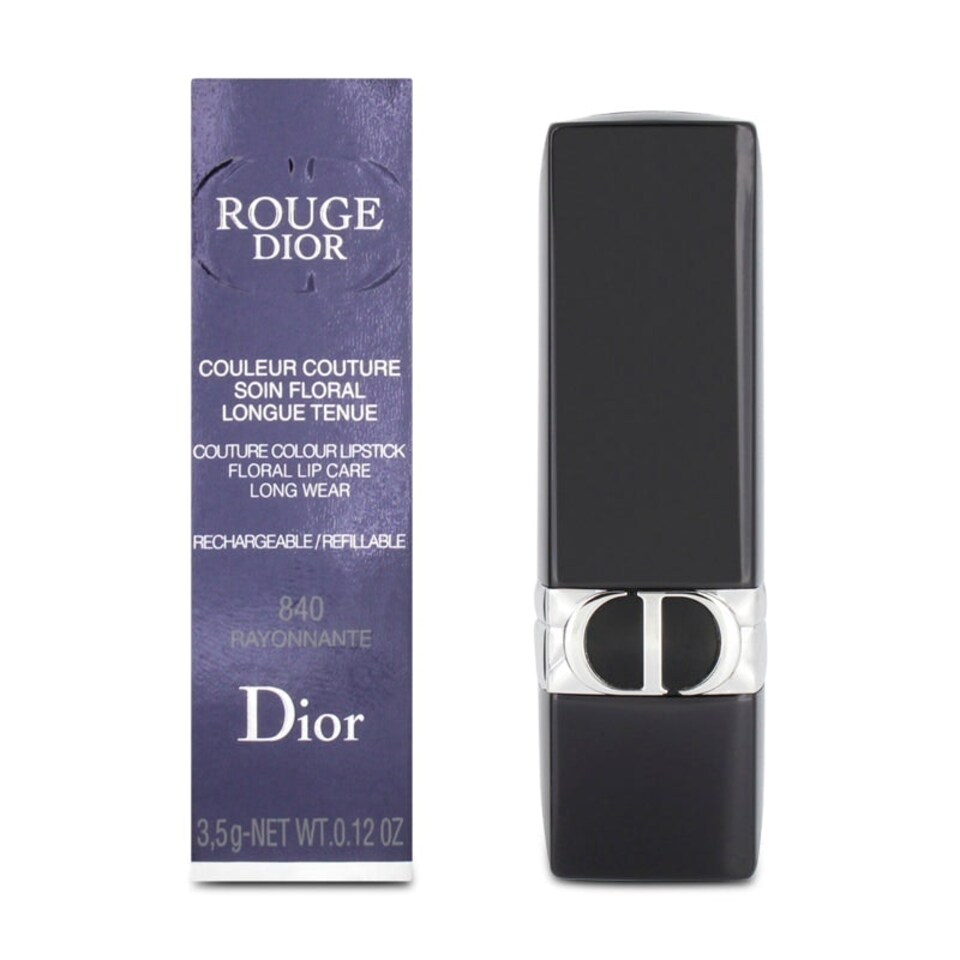 image 1 of Dior Rouge Couture Colour Coral Lipstick 840 Rayonnante Velvet N/A