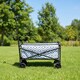 image 3 of OHS Printed Foldable Camping Trolly Outdoor Garden Cart Shopping
