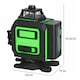 image 2 of Traderight 4D 16 Line Green Laser Level 360 Degree Self Leveling with Remote Tripod