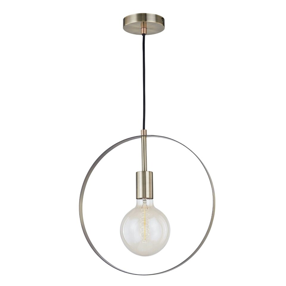 image 1 of First Choice Lighting Hailey Brushed Gold Ceiling Light Gold