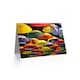 image 2 of Multi Coloured Umbrella Art Blank Just to Say Card