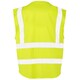 image 2 of SAFE-GUARD by Result Unisex Adult Executive Mesh Safety Hi-Vis Vest - Fluorescent Yellow - L