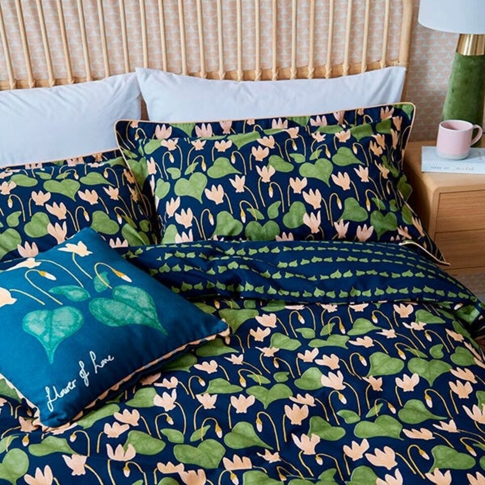 image 1 of Scion Flower Of Love Cushion 45cm x 45cm Midnight