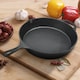 image 9 of Toque Frying Pan Non Stick Cast Iron 30cm Steak Skillet Round BBQ Grill Camping