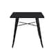 image 1 of Garden Bar Table - Metal - L80 x W50 x H76 cm - Black | Black