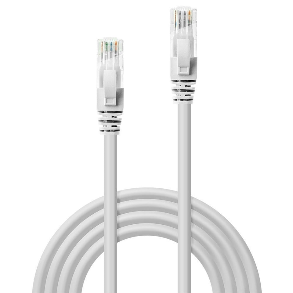 image 1 of 7.5m CAT6 U/UTP Snagless Gigabit Ethernet Cable, White