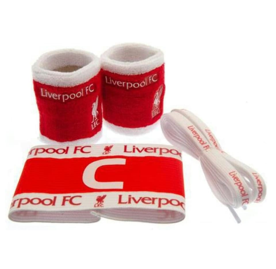 image 1 of Liverpool FC Accessory Set (Wristbands, Laces, Captain Band)