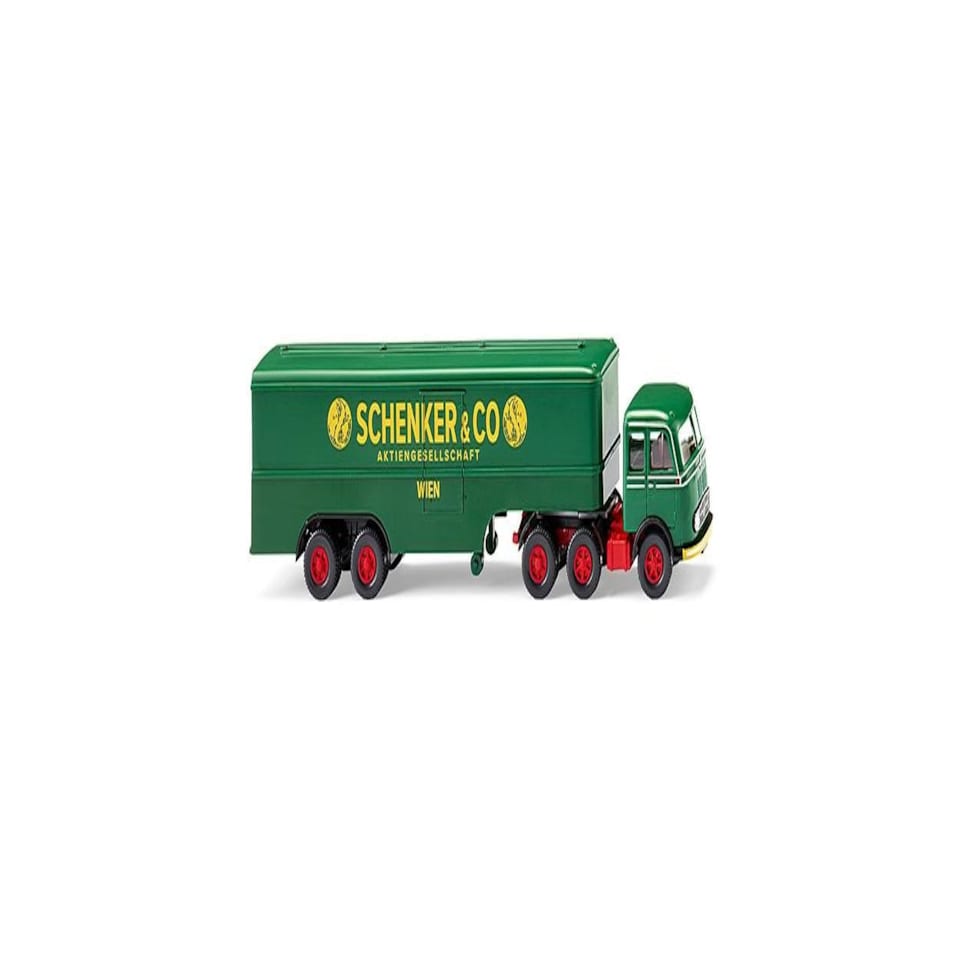 Wiking MB LPS 333 Schenker Box Semitrailer 1958-61