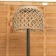 image 2 of ValueLights Solar Powered Outdoor Natural Rope Garden Light Floor Lamp with Rattan Shade