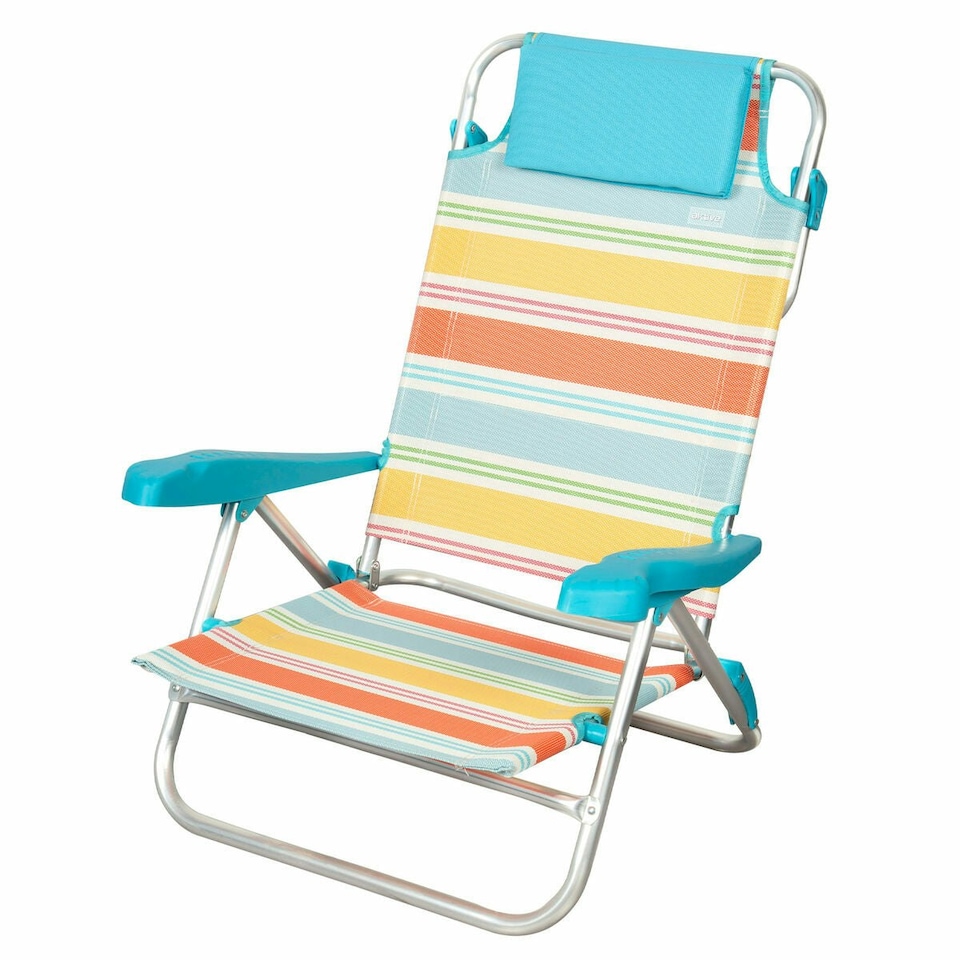 image 1 of Beach Chair Aktive Multicolour 48 x 90 x 60 cm (2 Units) N/A