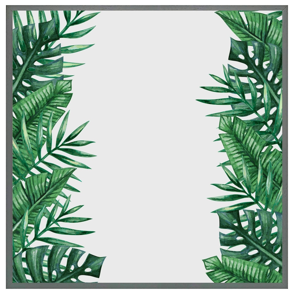 image 1 of Half botanical border (Picture Frame) Brown | Oak | XS