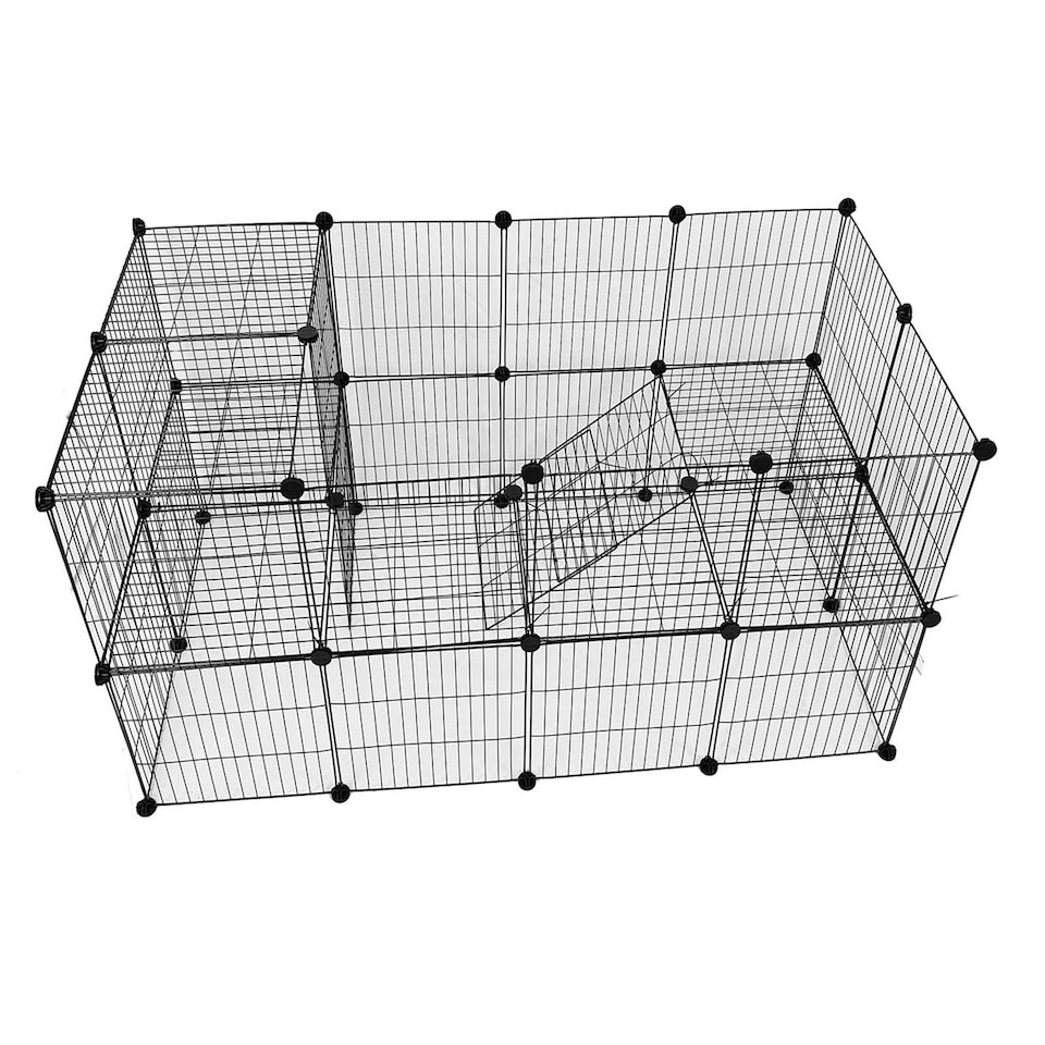 image 1 of Gr8 Home Large Cat Cage Playpen Enclosure Pet Rabbit Ferret Kennel Metal Wire Crate Box