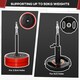 image 4 of SPORTNOW Cable Pulley System, Lat Pull Down System with DIY Loading Weight Pin