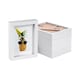 image 1 of Nicola Spring 5 x 7" Photo Frames - White Mount 3D Photo Frame Picture Frame Box Portrait Display Case & Spacer (20 x 15cm) x5
