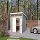 image 3 of Kibo 3-Log Cabin, Wooden Garden Room, Timber Summerhouse, Home Office - L270 x W274.1 x H245.1 cm Brown