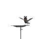 image 1 of Bird Feeder Garden Stake - Metal - L8 x W14 x H50 cm