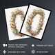 image 2 of Summer Flower Wreath Illustration Teyler Huge Wall Art Poster Print