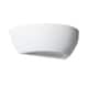 image 2 of First Choice Lighting Set of 2 Mazzaro White E14 Plaster Wall Lights White