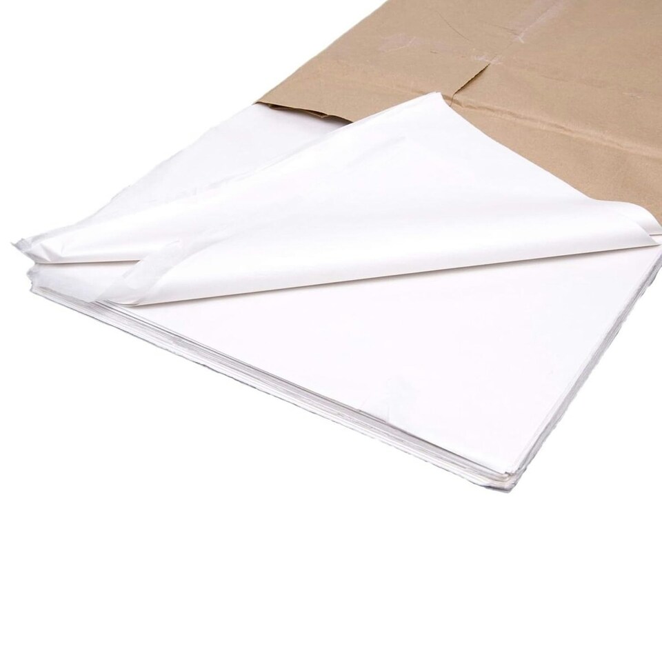 image 1 of 500 Sheets Of 18 x 28" White Sheets Of Acid Free Tissue Paper White