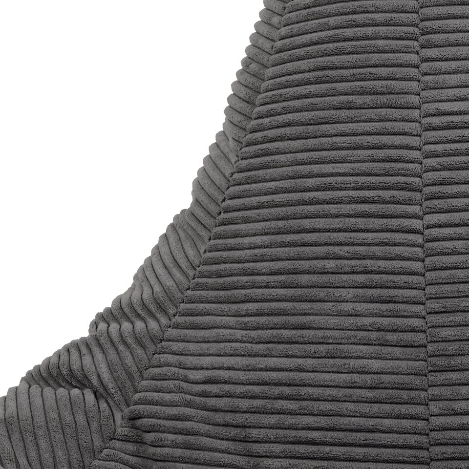 image 1 of Dalton Medium Beanbag Corduroy Charcoal | Grey | Chacroal | 1