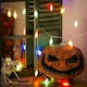 image 2 of Living and Home Halloween 20 LED Ghost String Lights for Decoration