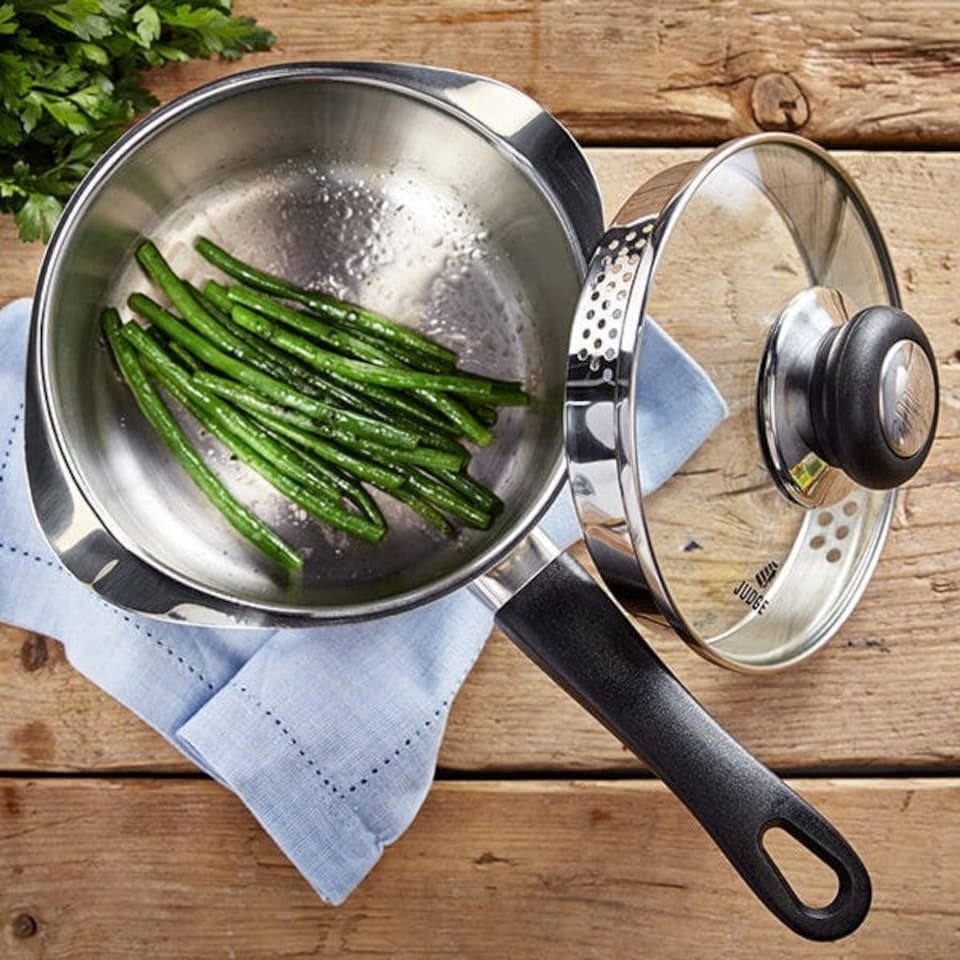 image 1 of Judge Vista 6 Piece Draining Saucepan Set