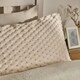 image 3 of OHS Luxury Waffle Textured Fleece Duvet Cover and Pillowcase Bedding Set Cream | Double