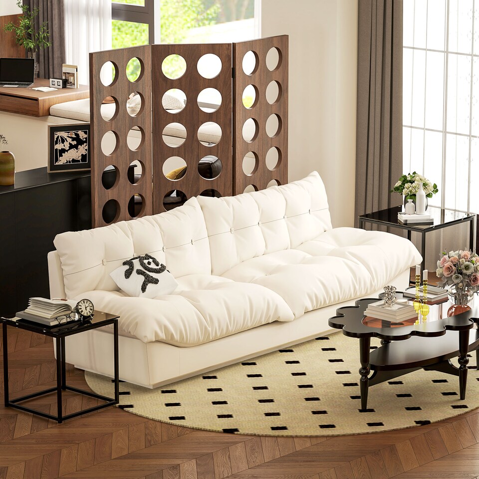 image 1 of HOMCOM Nest of Tables, Set of 2 Coffee Table, Side Tables with Tempered Glass Desktop and Metal Frame for Living Room, Bedroom, Office, Black | Black