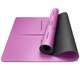 image 1 of Rubber Alignment Yoga Mat (4mm Thick)