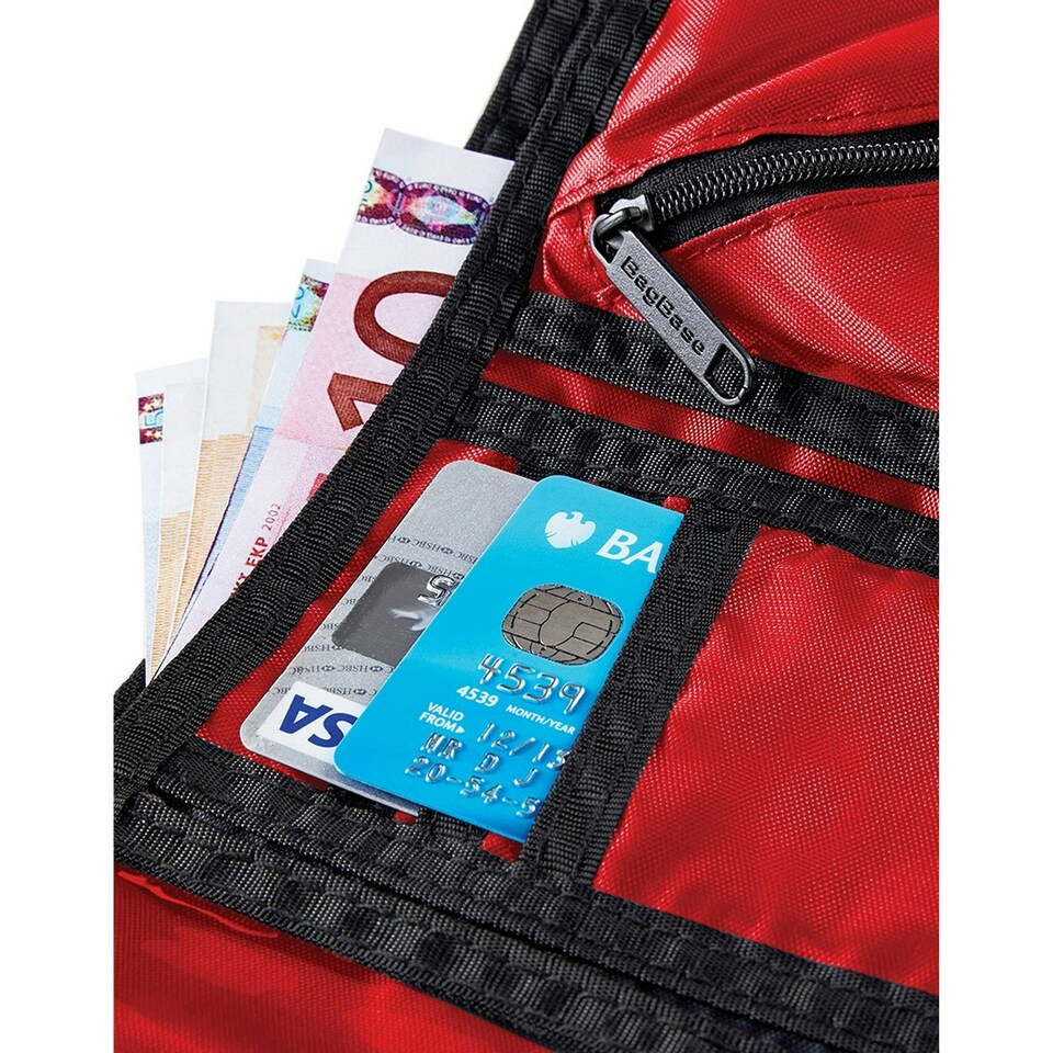 image 1 of Bagbase Ripper Wallet - Classic Red - One Size