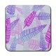 image 1 of Purple Feathers (Coaster)