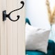 image 5 of Hammer & Tongs Square Back Hat & Coat Hook - W35mm x H80mm - Black