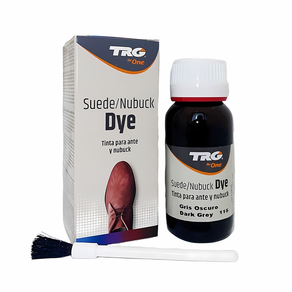 image 1 of TRG Suede Shoe Dye - Specialised Recolouring for Shoes and Boots 50ml | Grey | Dark Grey