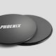 image 4 of Phoenix Fitness Dual Sided Gliding Discs Black | Black