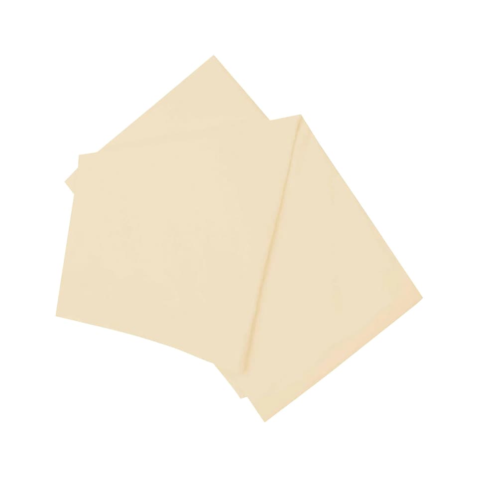 image 1 of Belledorm Brushed Cotton Fitted Sheet - Cream - Superking