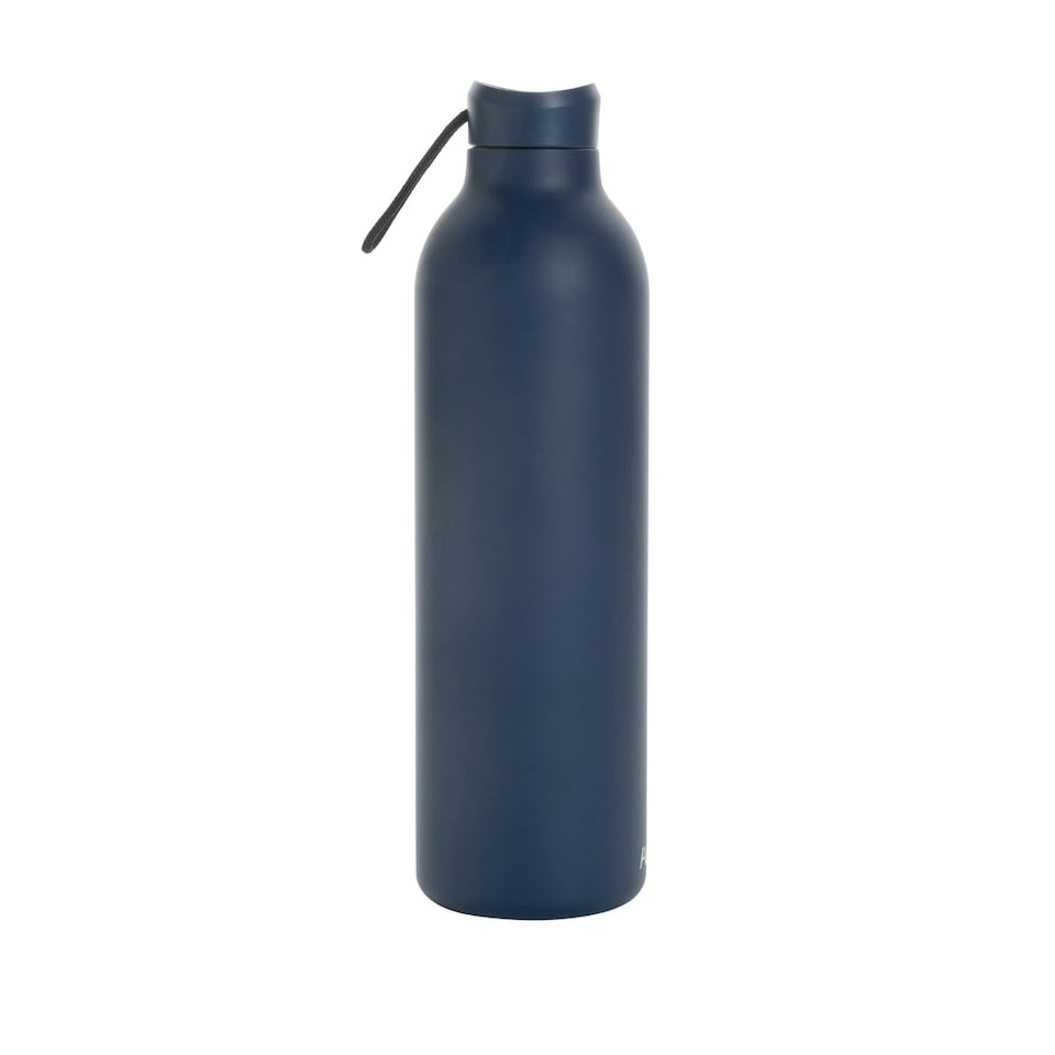 image 1 of Avira Avior Recycled Stainless Steel 1L Water Bottle - Navy - One Size Blue | One Size
