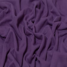 Minerva Core Range Purple Polycotton Fleece Back Sweatshirt Stretch Knit Fabric for Dressmaking, 150cm / 59" Wide - per metre