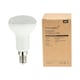 image 1 of ValueLights 6 Pack E14 White Plastic Spotlight LED 5W Warm White 3000K 450lm Light Bulb