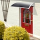 image 2 of Greenhurst 1.2m Door Canopy | White | 1.2m