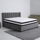 image 2 of 8 Inch Deep Black and White 3D Airflow Micro Quilted Foam Free Mattress | Black | King